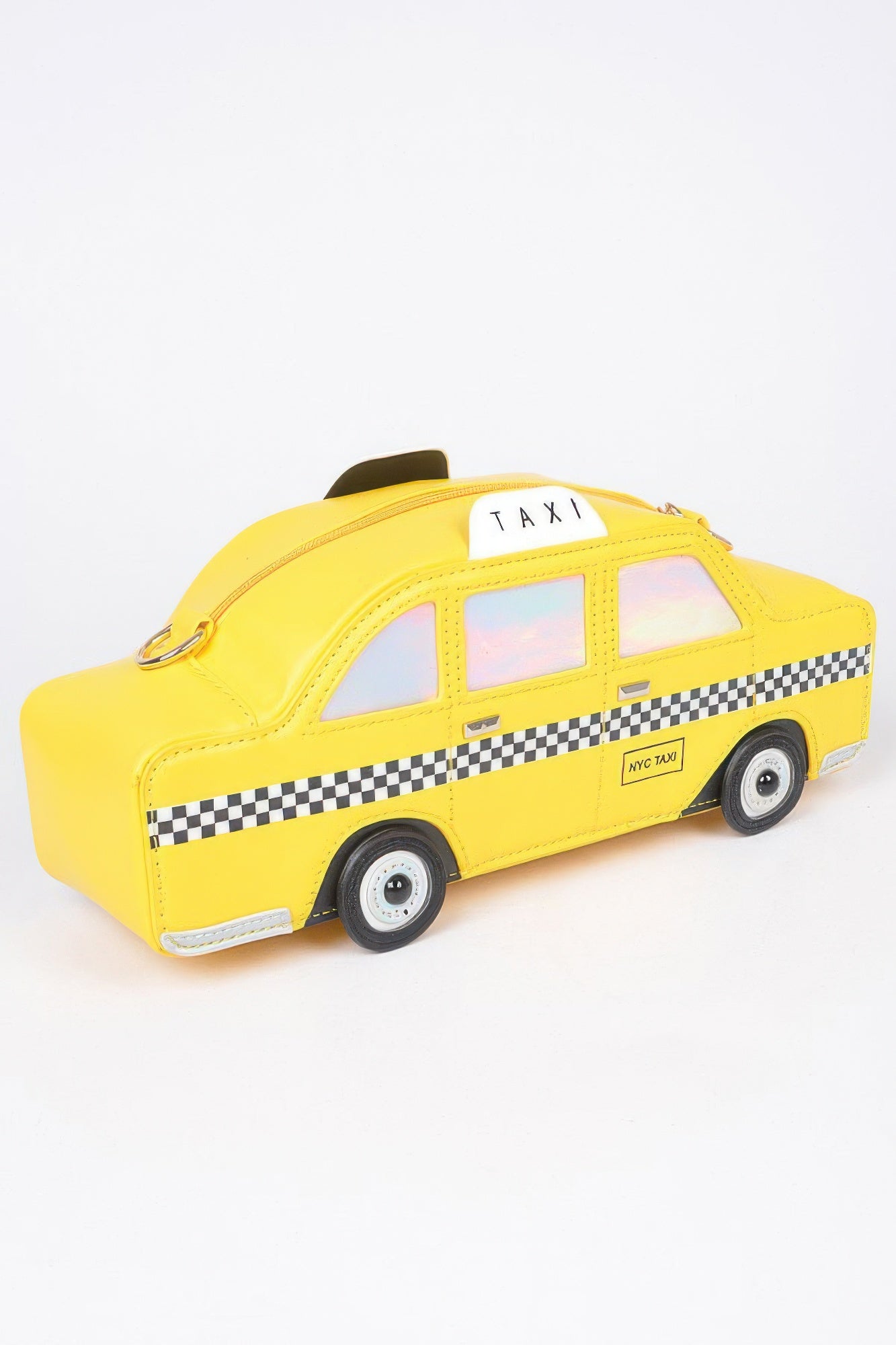 Faux Leather Taxi Novelty Bag