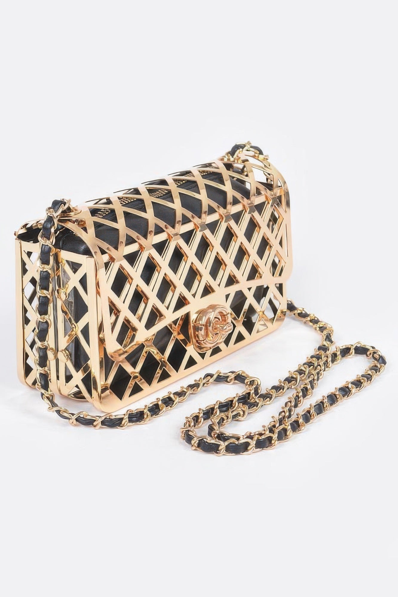 Metal Clutch W/ Pouch