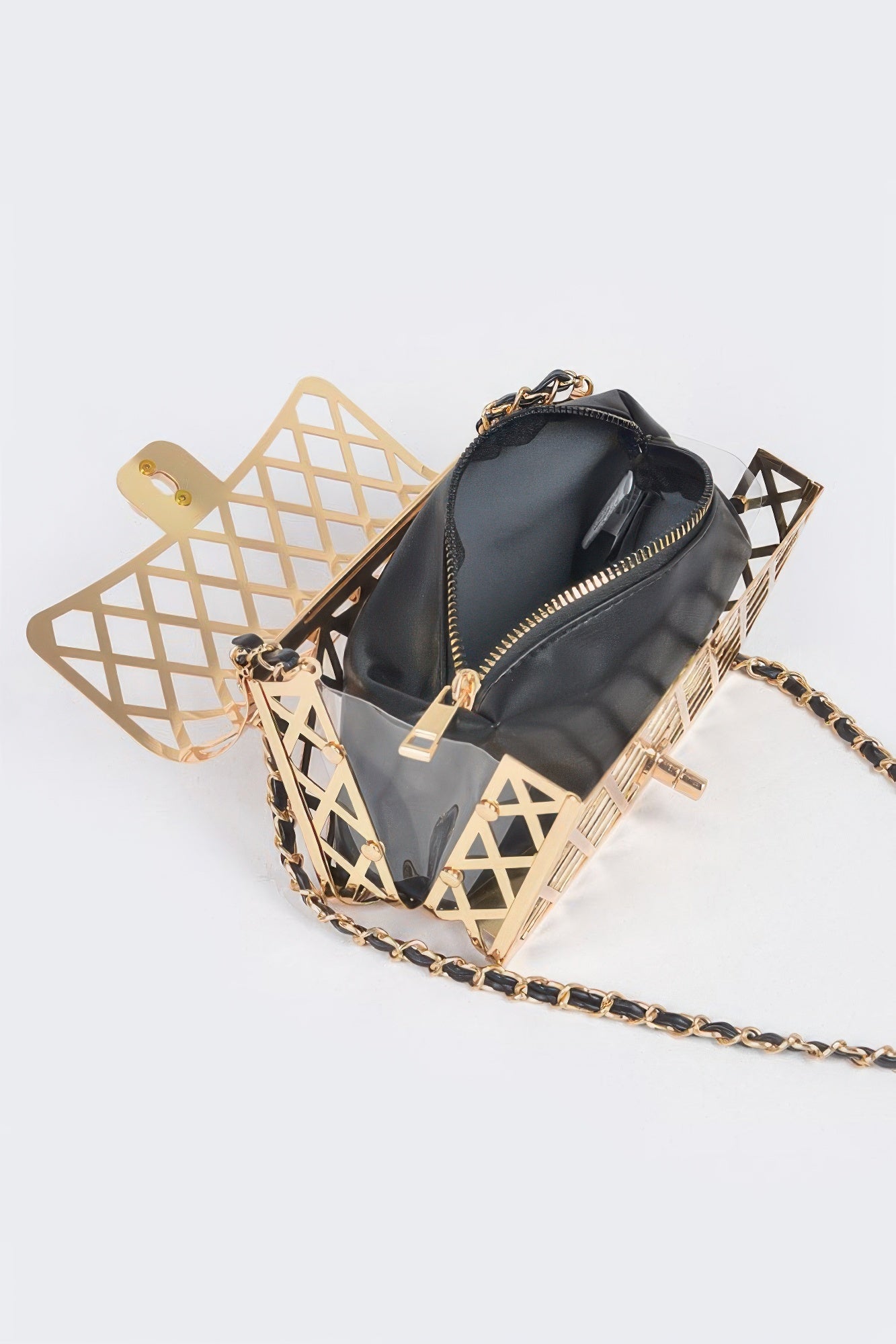 Metal Clutch W/ Pouch