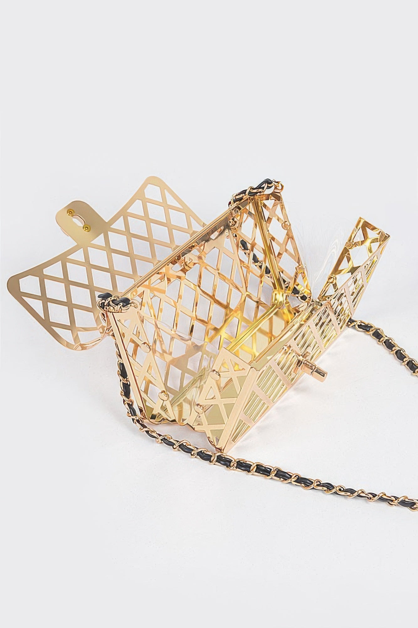 Metal Clutch W/ Pouch