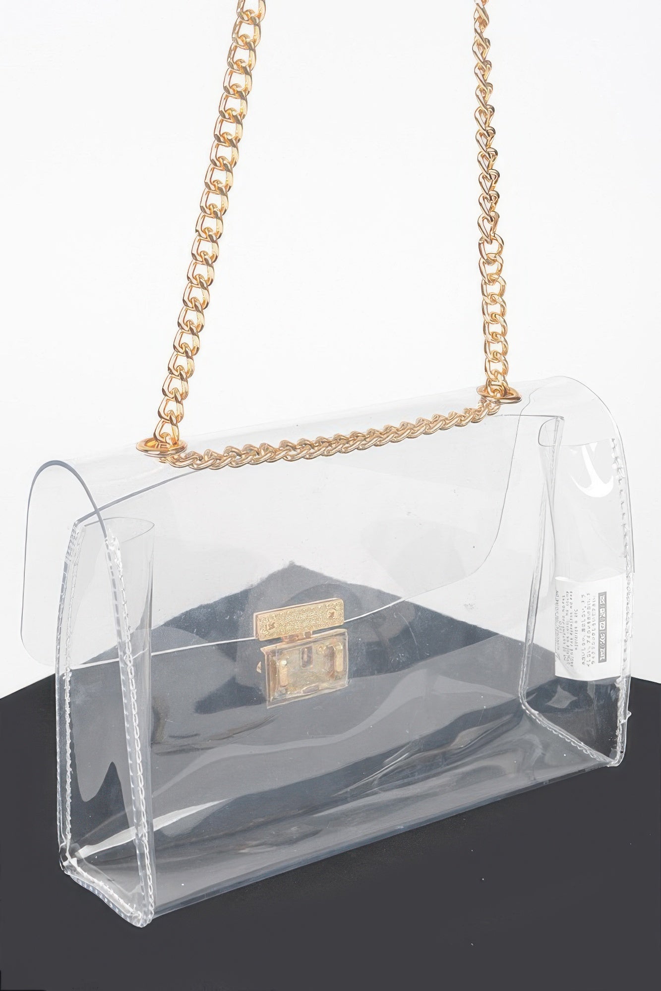 Transparent Chain Crossbody Bag