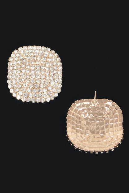 Rhinestone Stud Earring