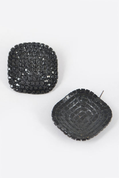 Rhinestone Stud Earring