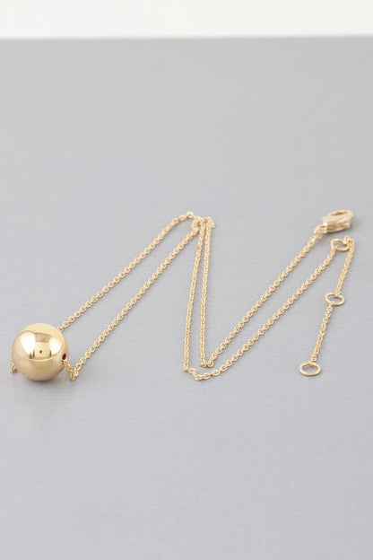 Shiny Bead Chain Necklace