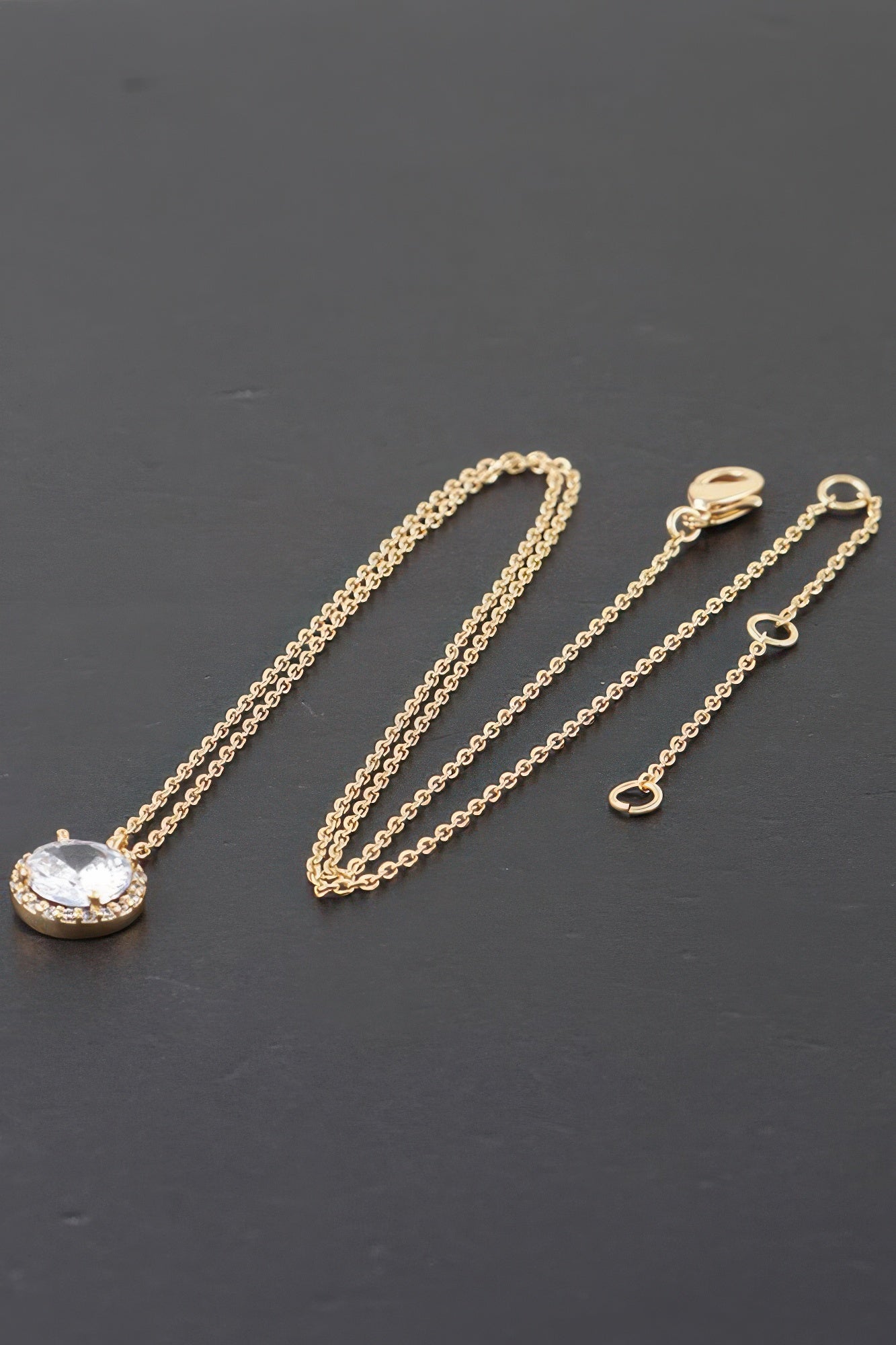 Luxury Rhinestone Pendant Necklace