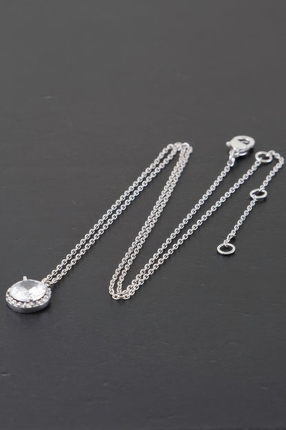Luxury Rhinestone Pendant Necklace