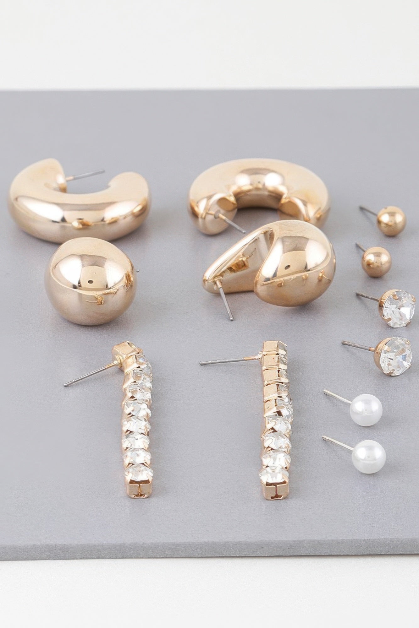Multi Modern Earrings Set