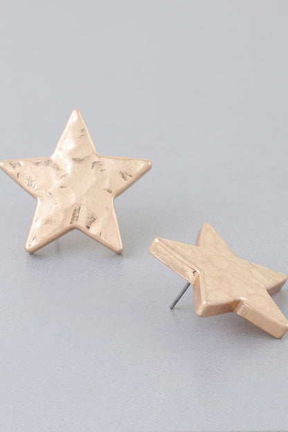 I'm A Star Indented Earrings