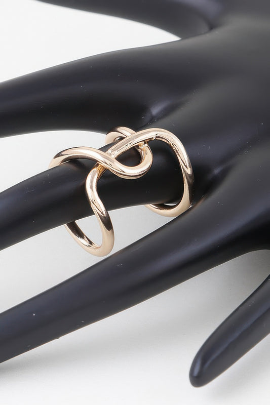 Shiny Interweaved Ring