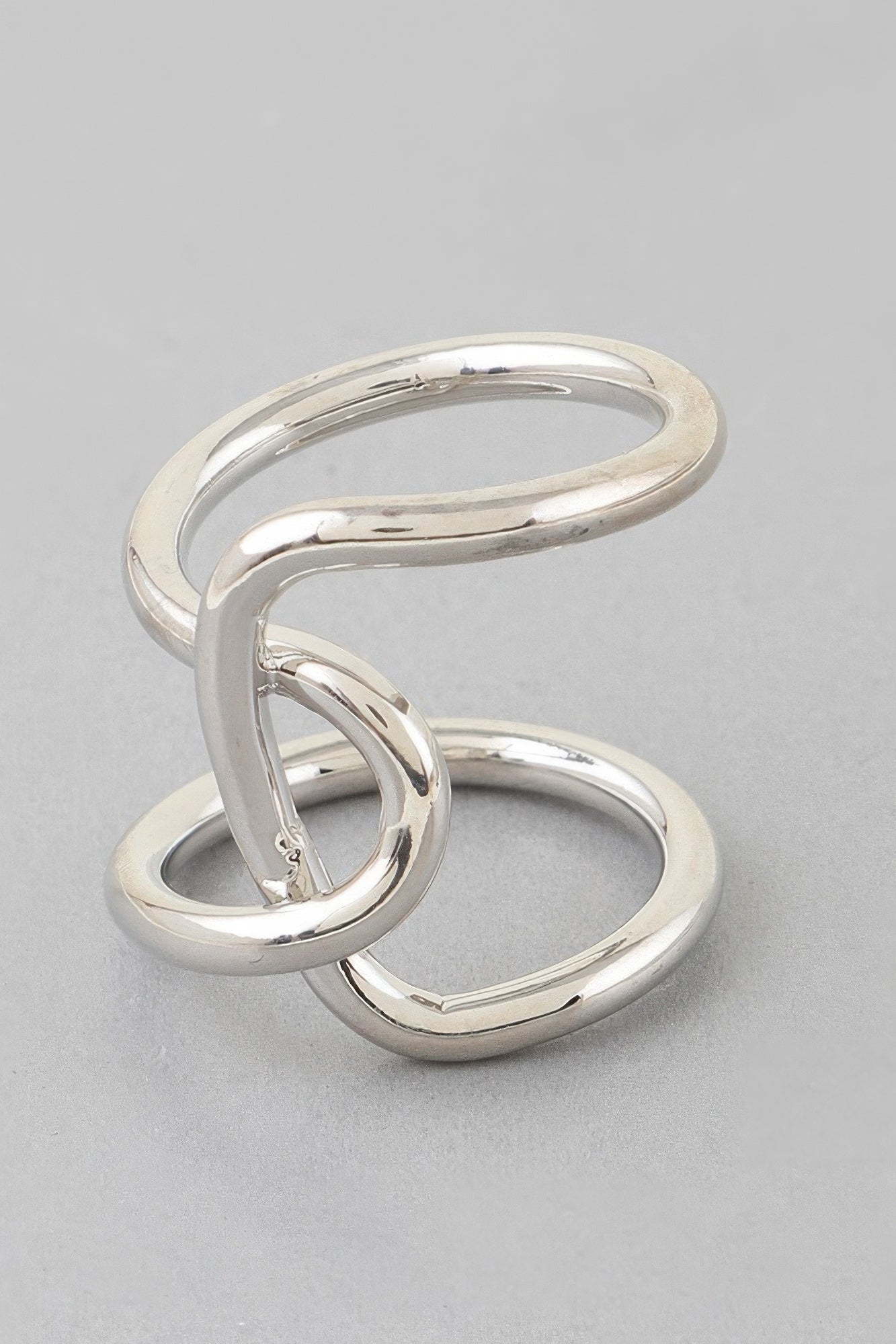 Shiny Interweaved Ring