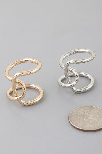 Shiny Interweaved Ring