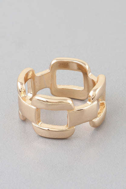 Shiny Link Chain Ring