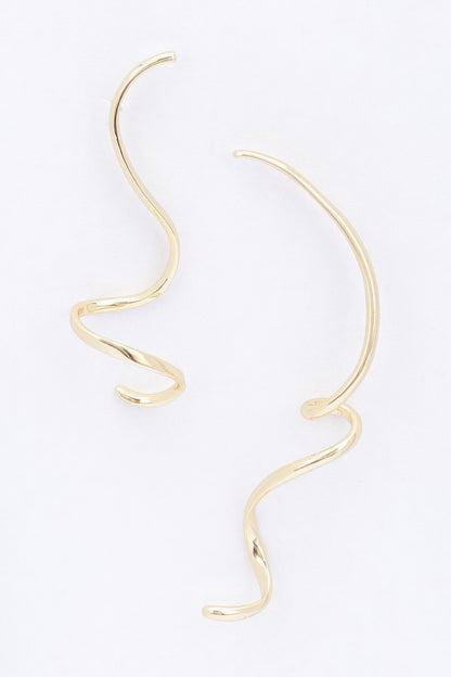 Gold Plated Metal Earring