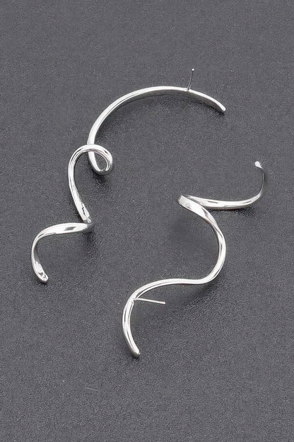 Gold Plated Metal Earring