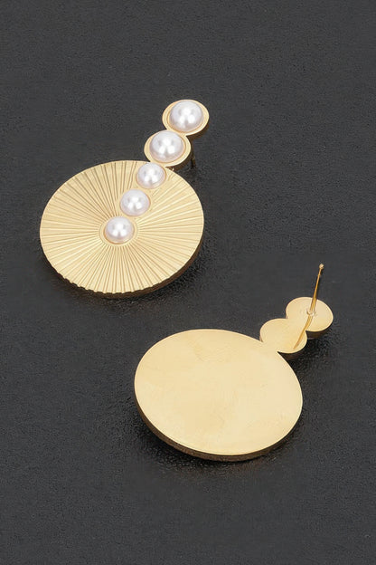 Faux Pearl Vintage Earring