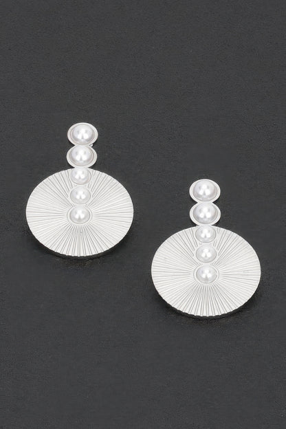 Faux Pearl Vintage Earring