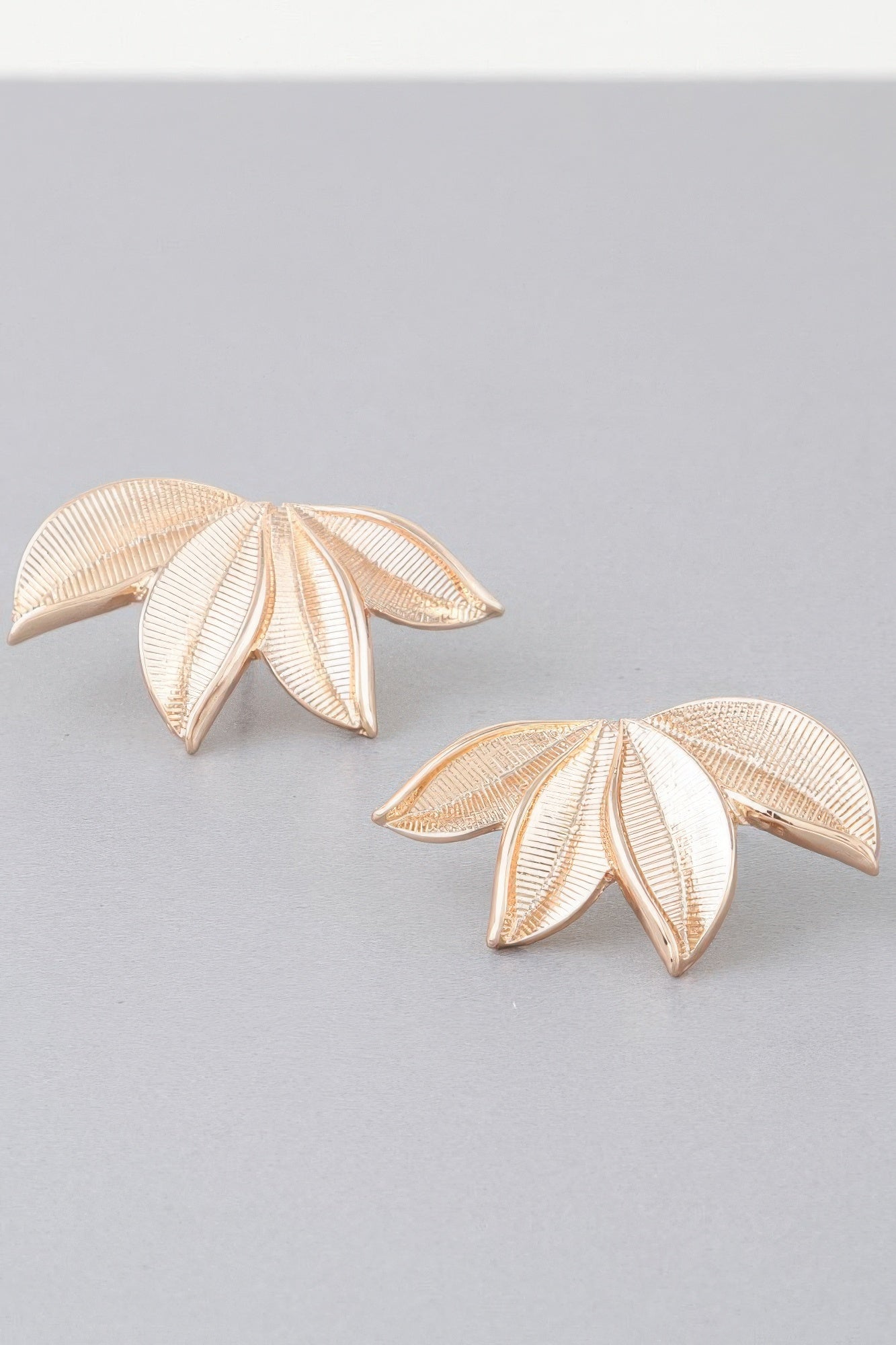 Multi Leaf Stud Earrings