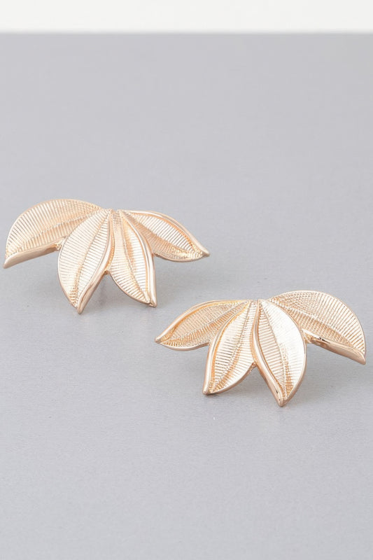 Multi Leaf Stud Earrings