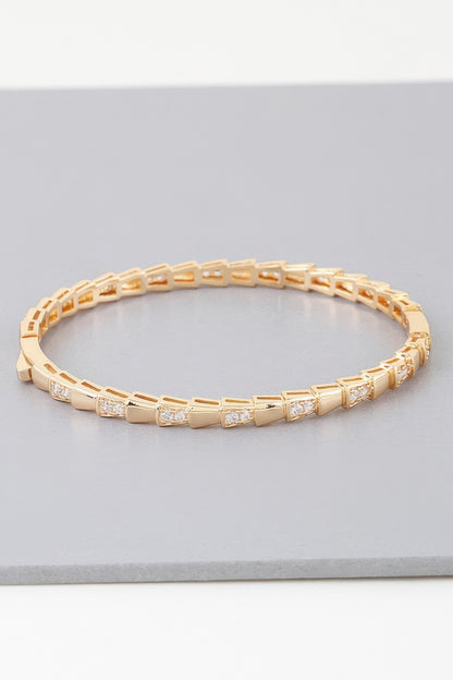 Bejeweled Snake Scale Bracelet