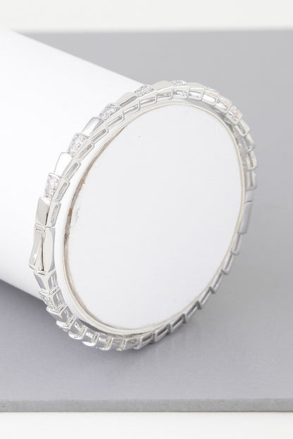 Bejeweled Snake Scale Bracelet