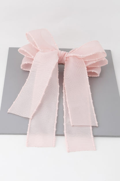 Double Fabric Ribbon Hair Pin