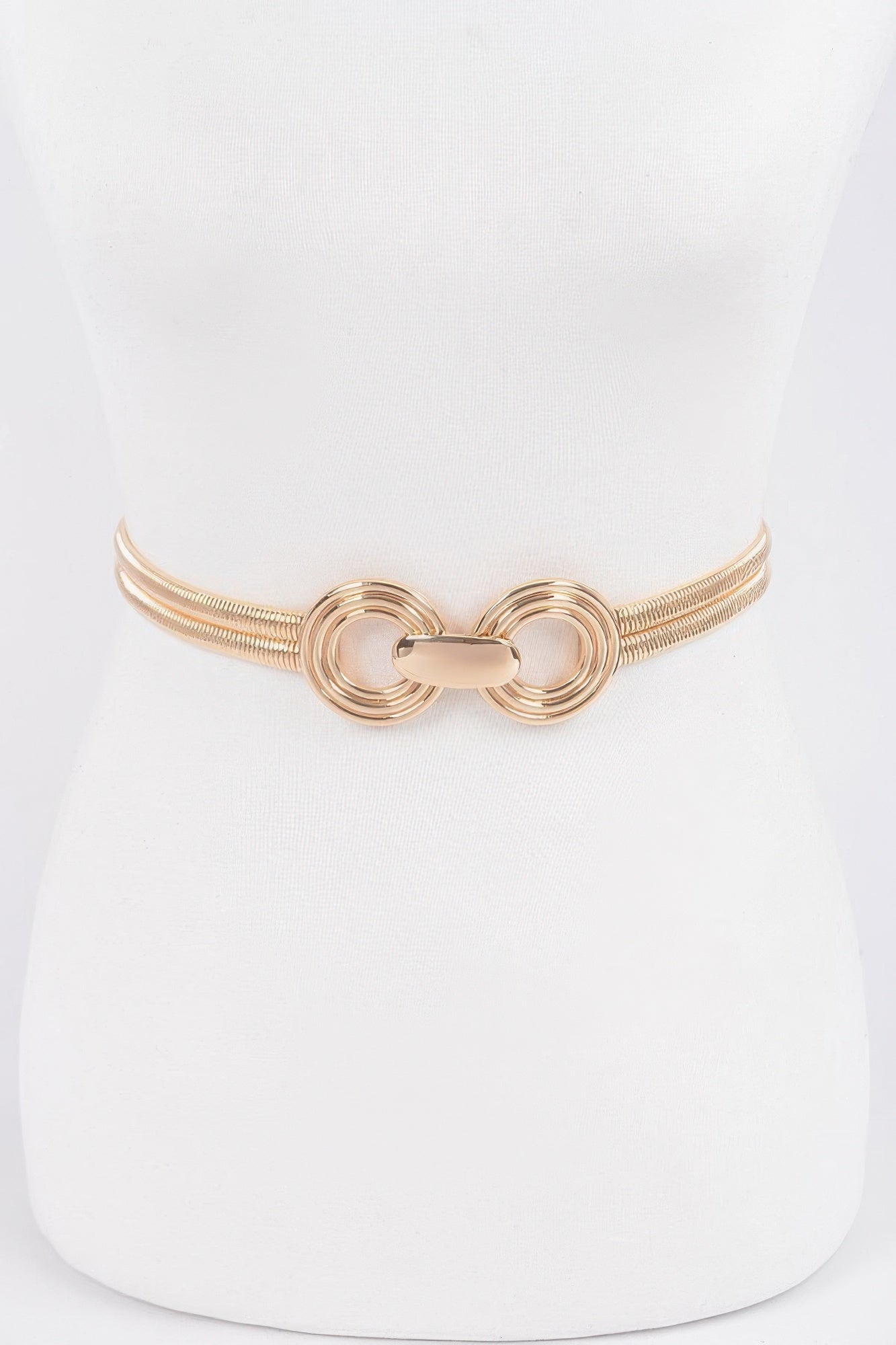 Double Metal Stretch Belt
