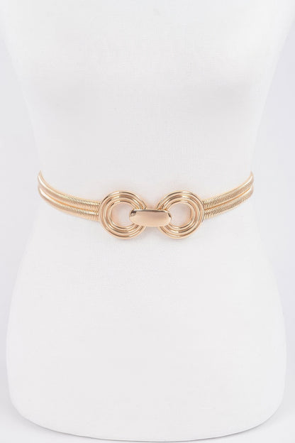 Double Metal Stretch Belt