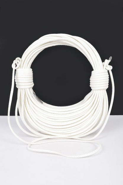 Faux Leather Rope Hobo Bag