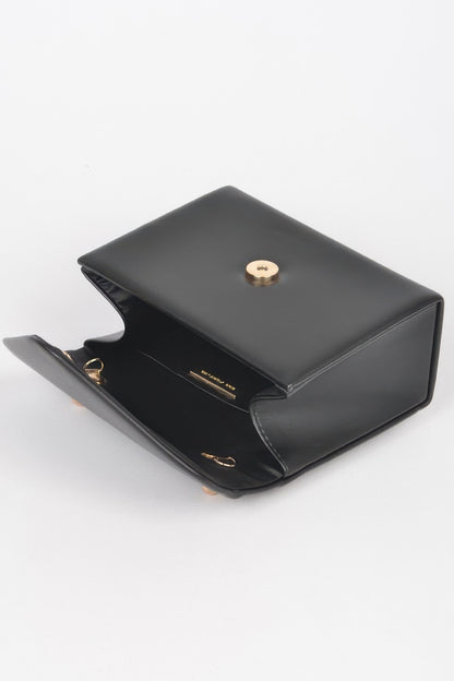 Vegan Metal Handle Bag