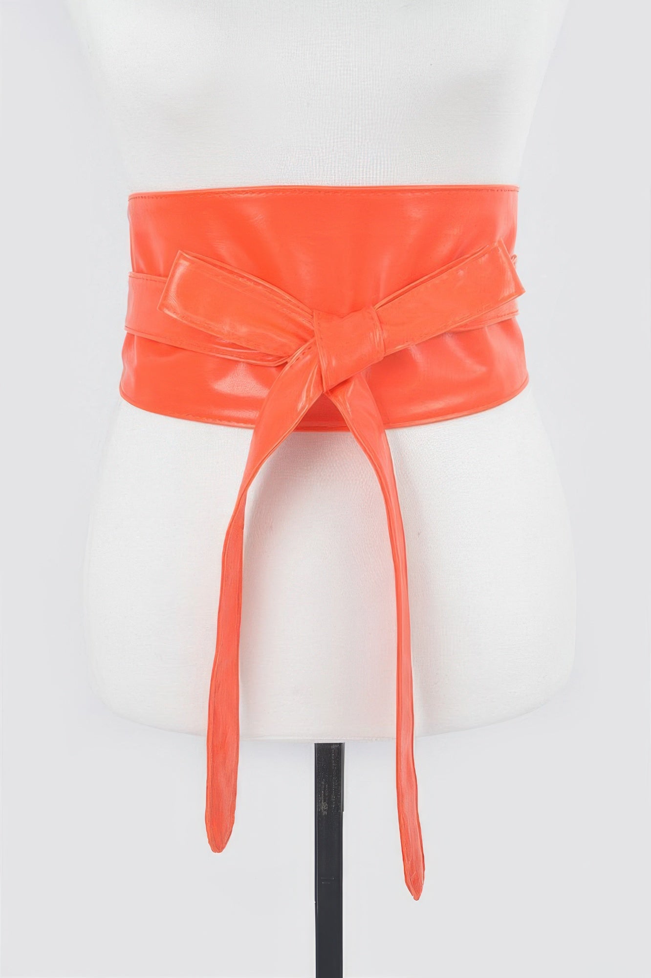 Tie Front Leather Belt