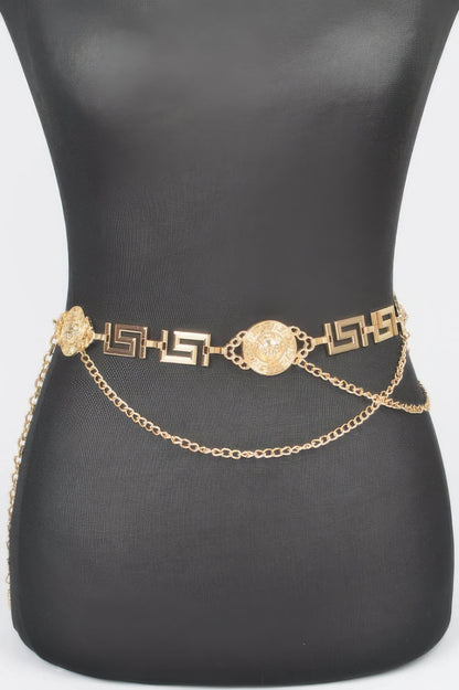 Metal Plus Size Chain Belt
