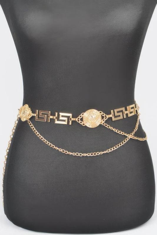 Metal Plus Size Chain Belt
