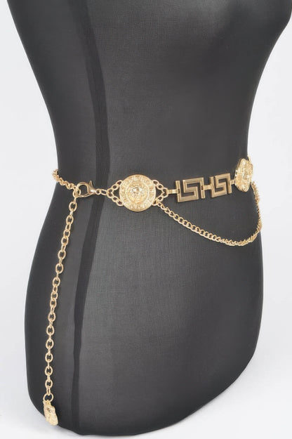 Metal Plus Size Chain Belt
