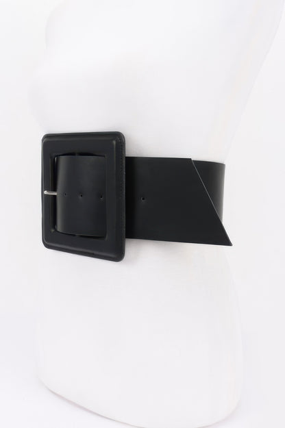 Faux Leather Plus Size Waist Belt