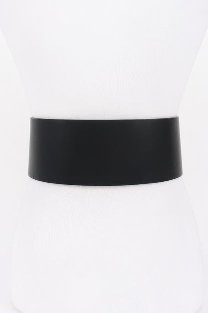 Faux Leather Plus Size Waist Belt