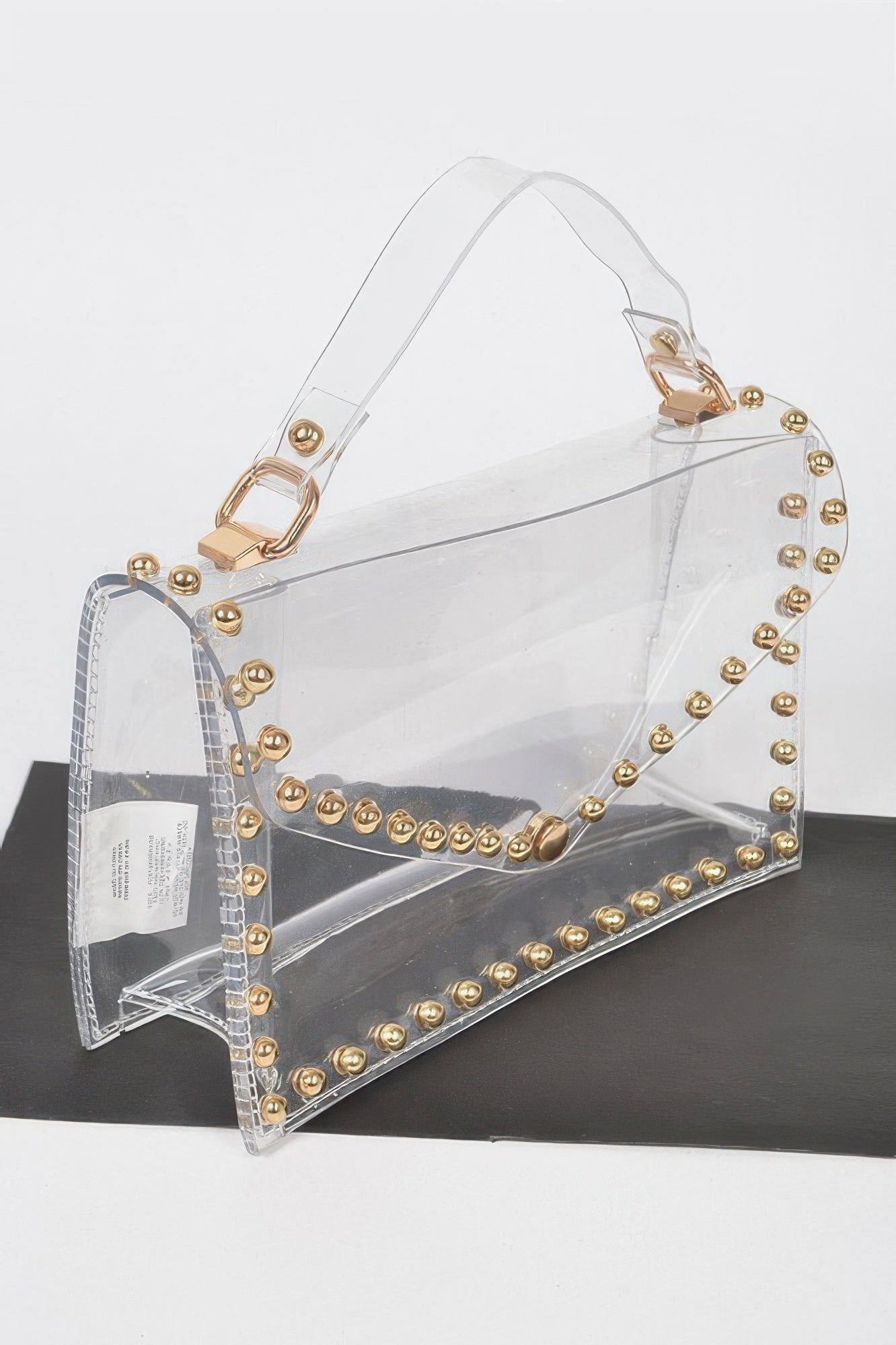 Round Stud Clear Bag
