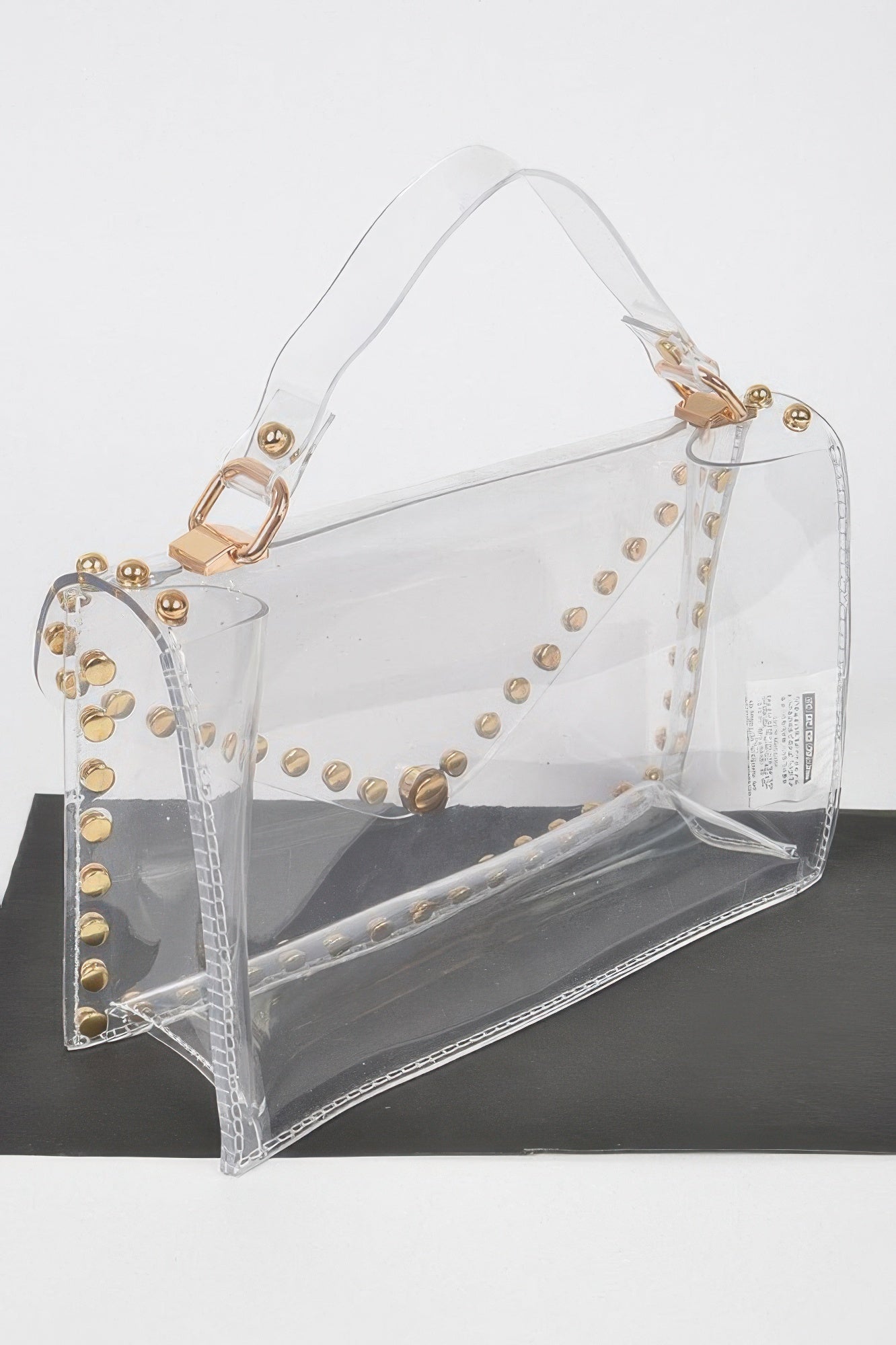Round Stud Clear Bag
