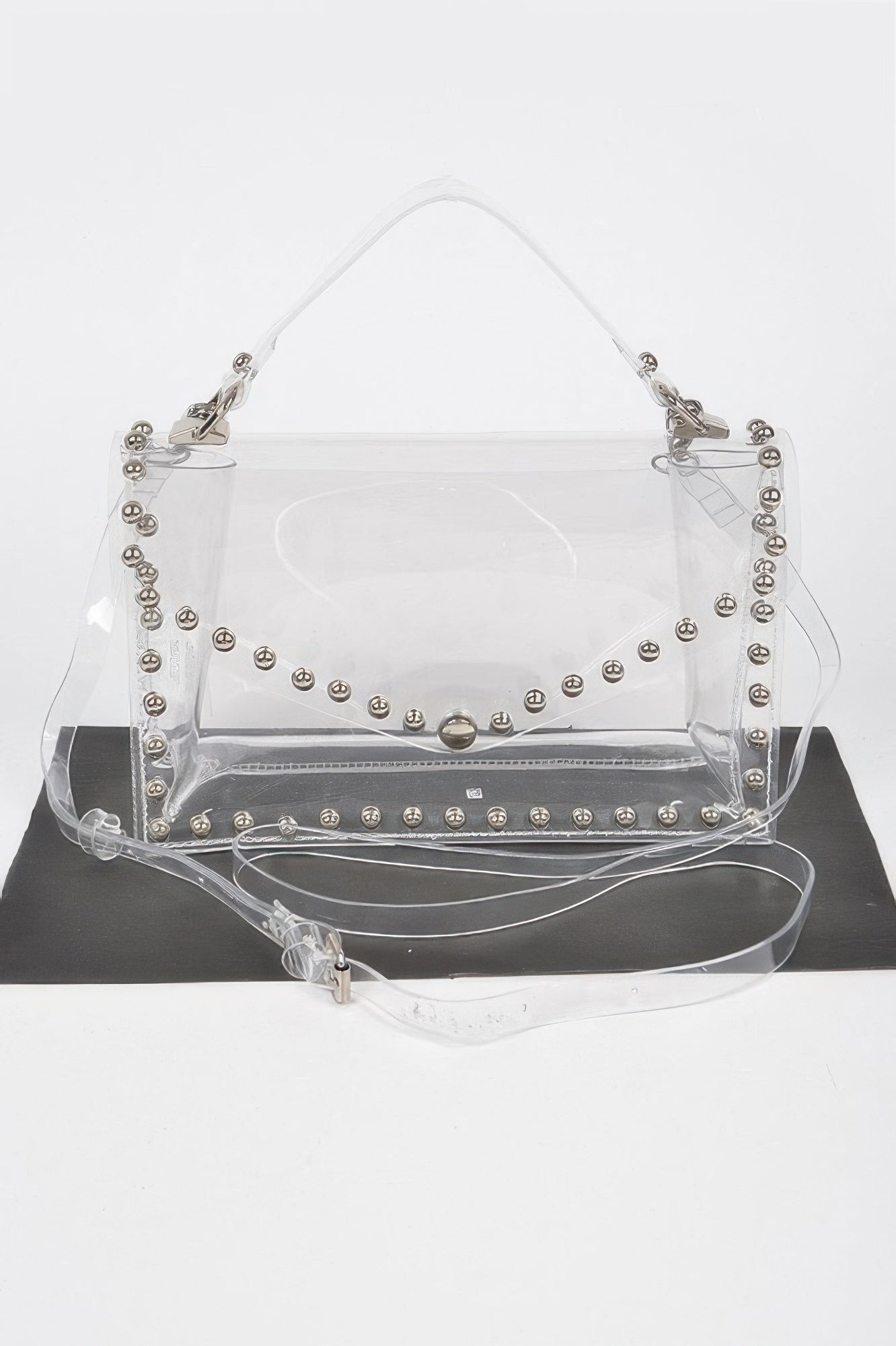 Round Stud Clear Bag