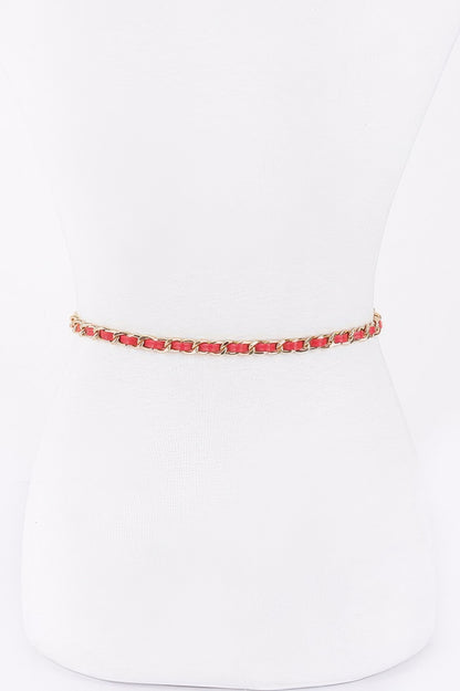 Ribbon Chain Belt