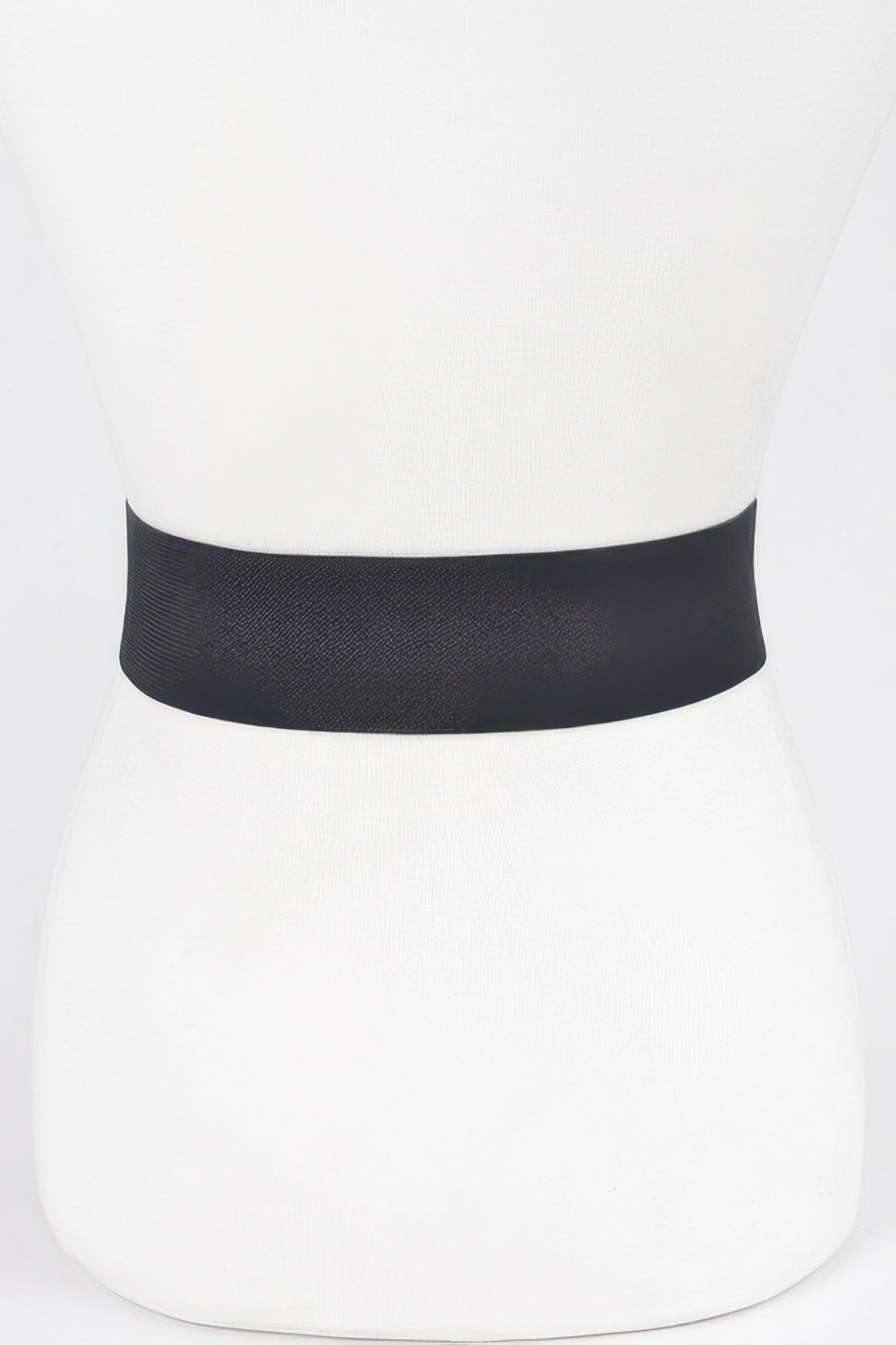 Rhinestone Buckle Elastic Belt