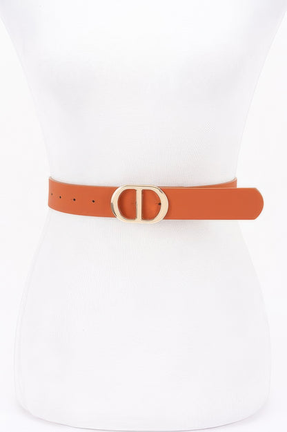Metal Simple Buckle Belt