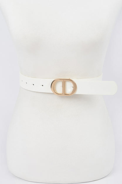 Metal Simple Buckle Belt