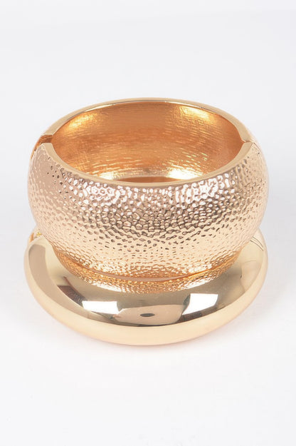 Two Pieces Set Metal Bangle