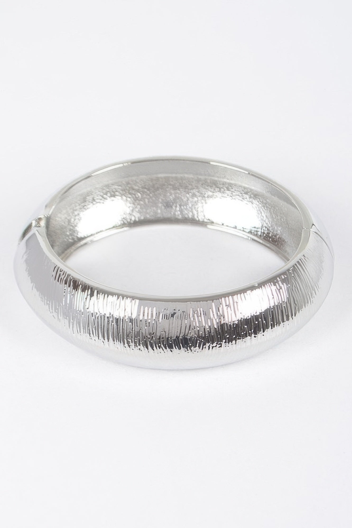 Two Pieces Set Wide Metal Bangle