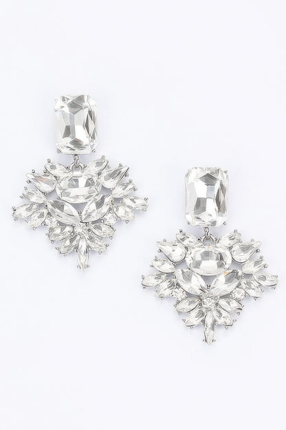 Rhinestone Party Earring