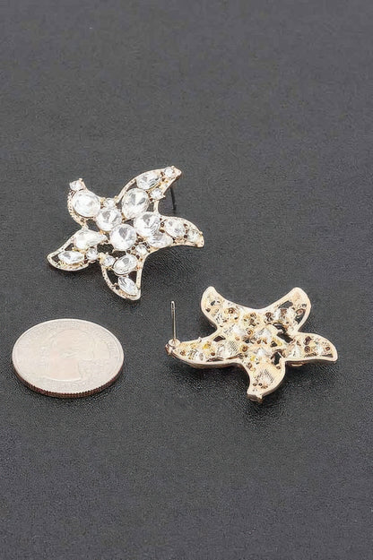 Rhinestone Party Earring