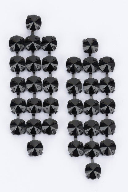 Rhinestone Party Earring