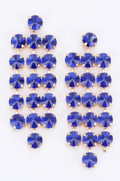 Rhinestone Party Earring