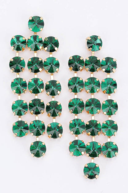 Rhinestone Party Earring