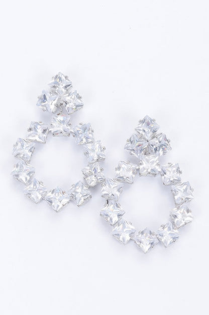 Rhinestone Party Earring